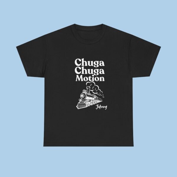 Personalized Chuga Chuga Motion Unisex Heavy Cotton Tee, T-shirt, Gifts for her , gifts for Him