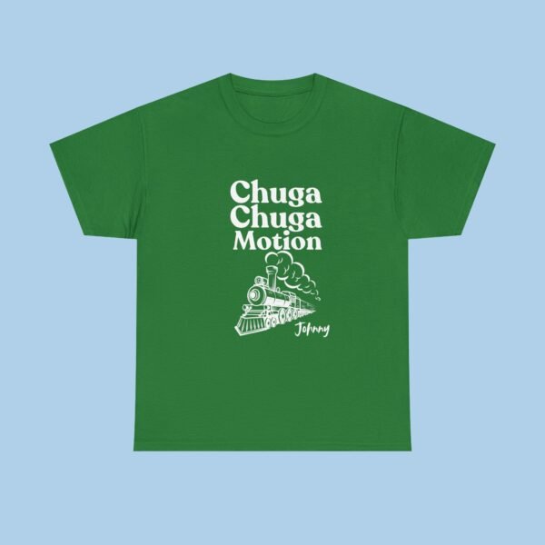 Personalized Chuga Chuga Motion Unisex Heavy Cotton Tee, T-shirt, Gifts for her , gifts for Him - Image 2
