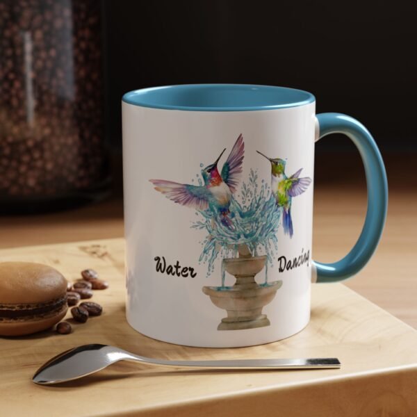 Water Dancing Accent Coffee Mug gifts for her, gifts for him - Image 3