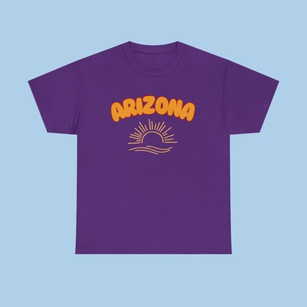 Arizona Sunset Unisex Heavy Cotton Tee, gifts for her, gifts for him, - Image 4