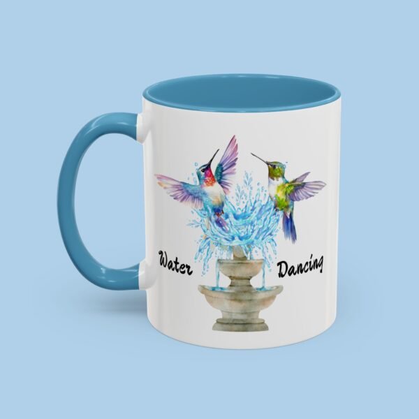 Water Dancing Accent Coffee Mug gifts for her, gifts for him - Image 2
