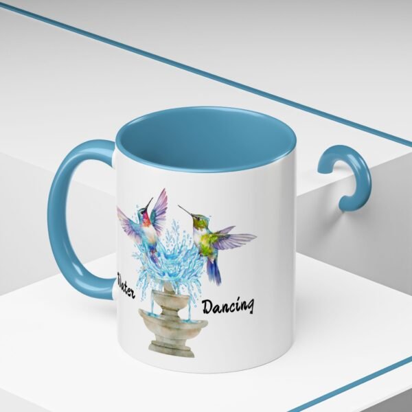 Water Dancing Accent Coffee Mug gifts for her, gifts for him - Image 4