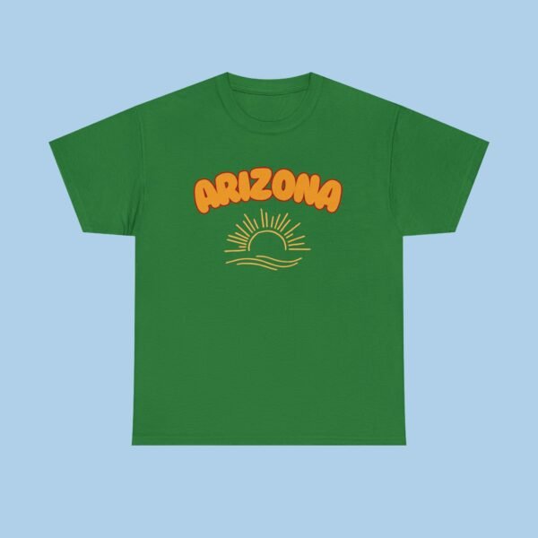 Arizona Sunset Unisex Heavy Cotton Tee, gifts for her, gifts for him, - Image 2