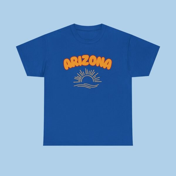 Arizona Sunset Unisex Heavy Cotton Tee, gifts for her, gifts for him, - Image 3
