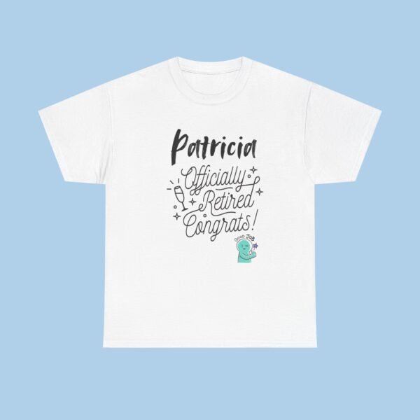 Personalized Officially Retired Unisex Heavy Cotton Tee, t-shirt, gifts for her, gifts for him