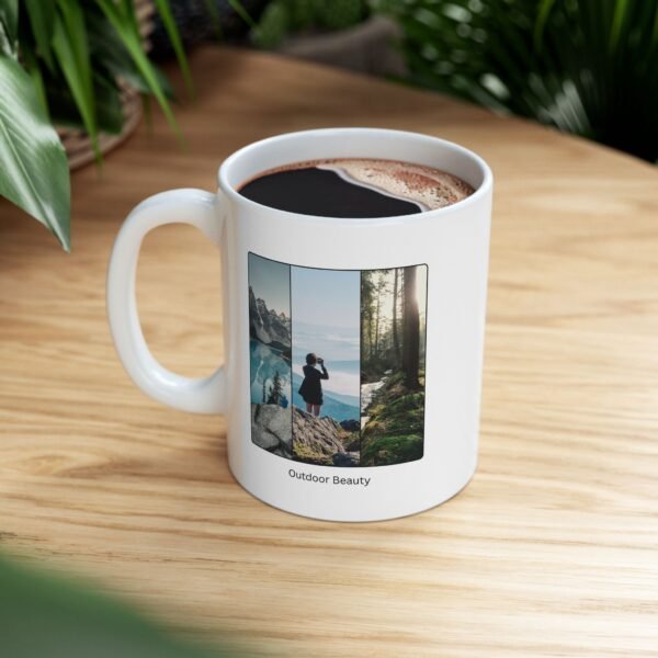Outdoor Beauty Ceramic Mug, gifts for her, gifts for him, Mountains and Forests - Image 4